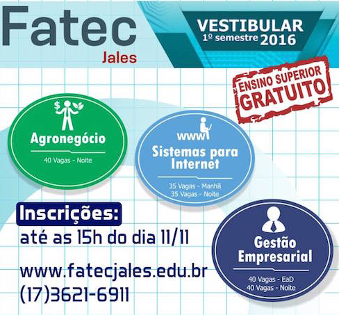 Fatec Vestibular 2016