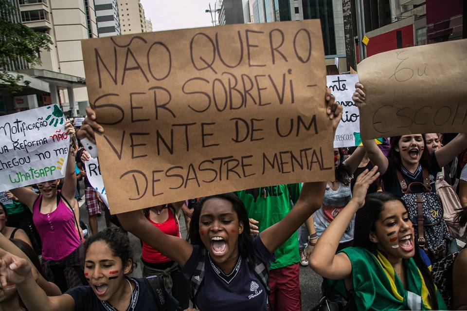 PROTESTO ENSINO SÃO PAULO